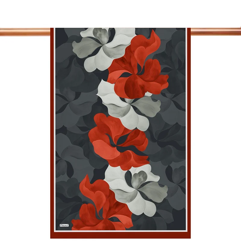 İthal Vual Şal | Floral Akış Hover
